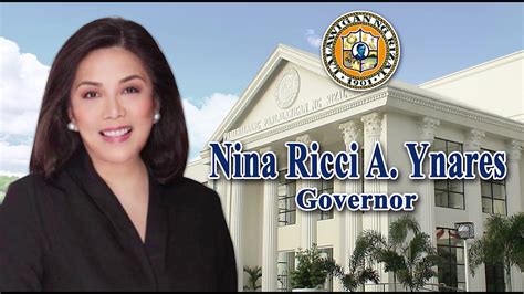 nina ricci ynares|Governor of Rizal .